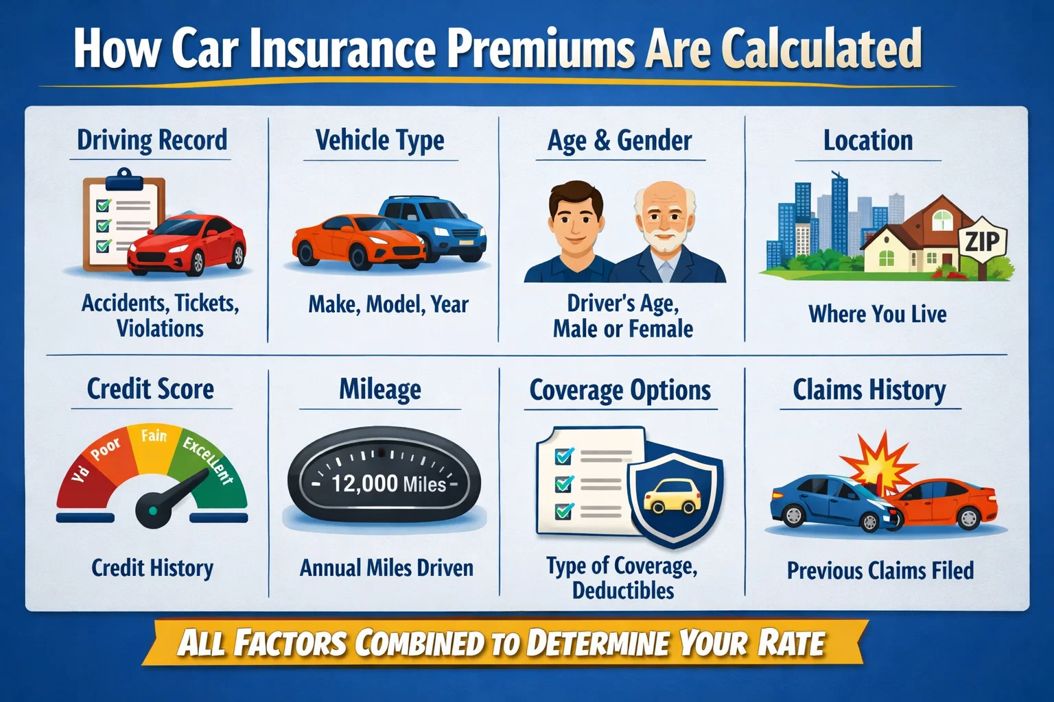 How Car Insurance Premiums Are Calculated Thumbnail